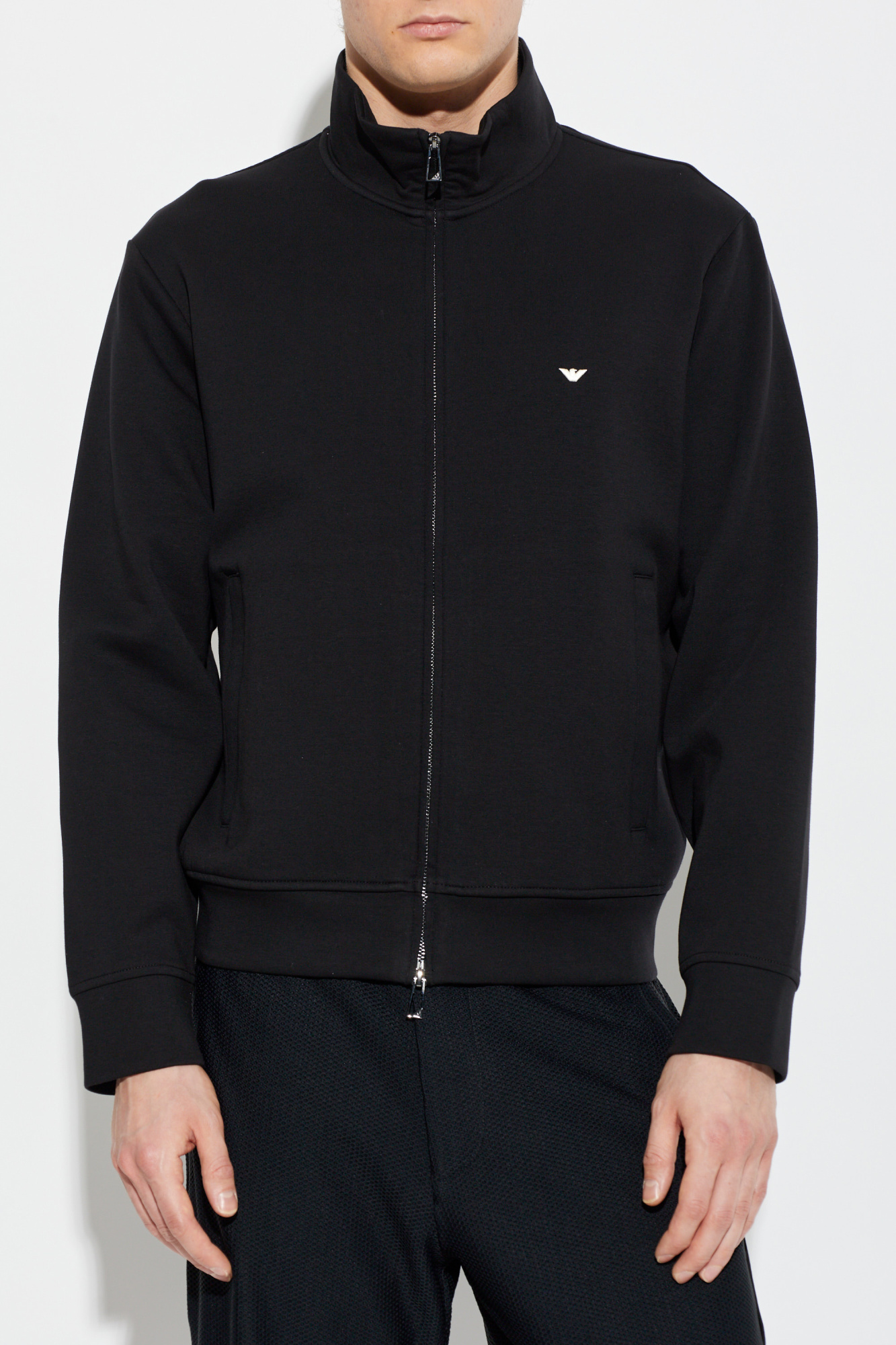 Emporio Armani Sweatshirt with stand-up collar | Men's | Vitkac